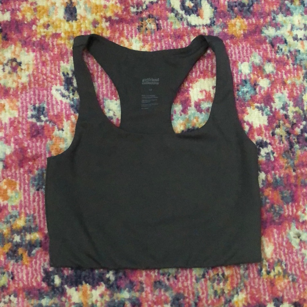 Girlfriend Collective slate paloma bra XS